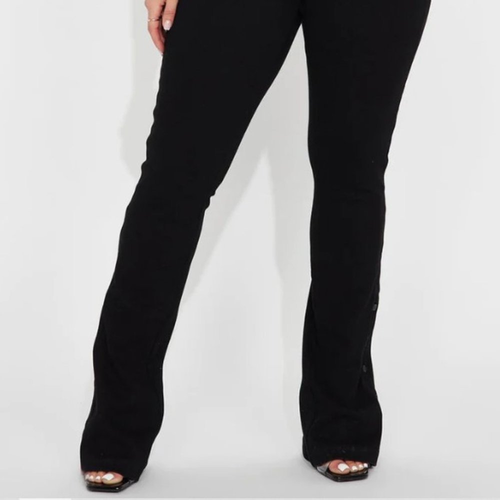 Black Ribbed Jumpsuit FASHION NOVA - Picture 4 of 10